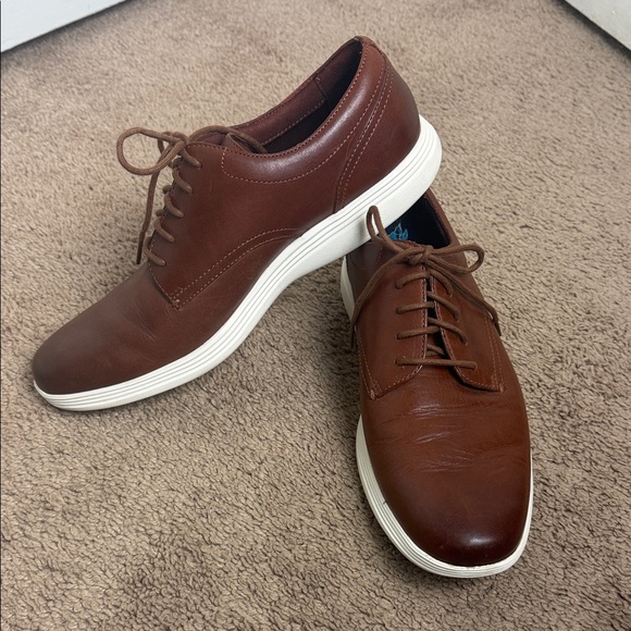 COLE HAAN Brown Grand OS Mens Casual Dress Shoes ~ 11.5